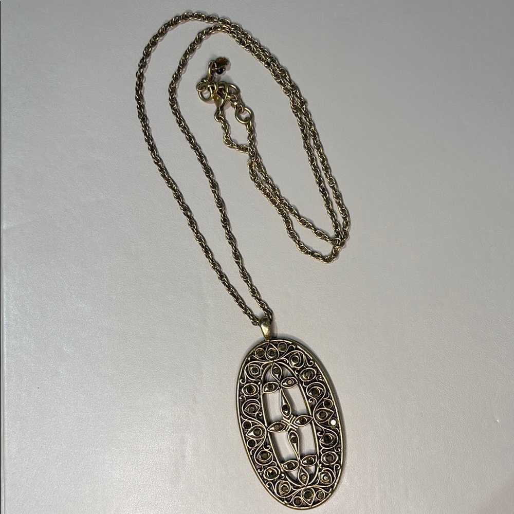 Lucky Brand Gold Pendant Necklace